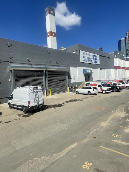 21st Century Self Storage Facilty - Industrial Building with Manhattan and LIC Skyline Rooftop Views